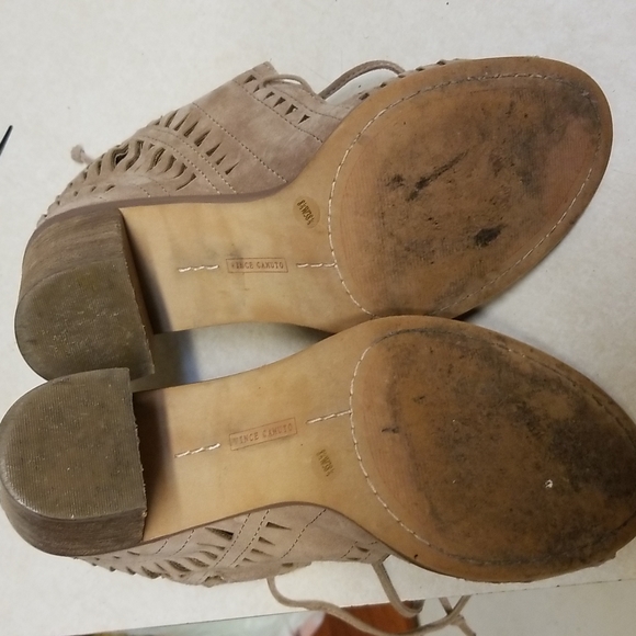 Vince Camuto Tarita laser cut sandal heels - Picture 7 of 8